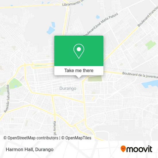 Harmon Hall map