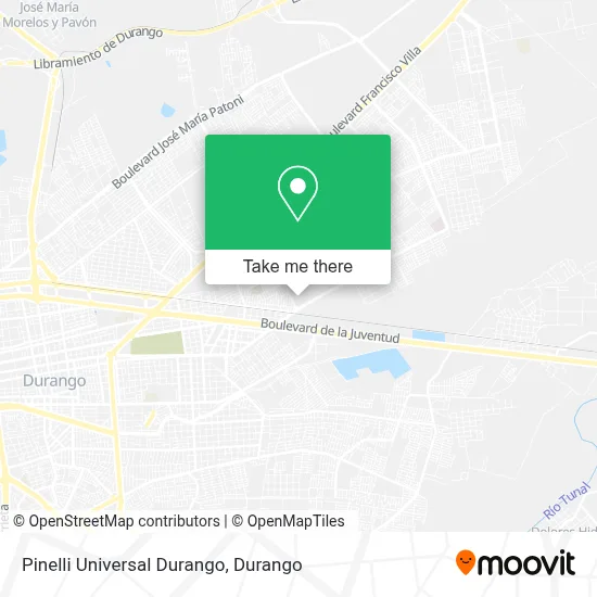 Pinelli Universal Durango map