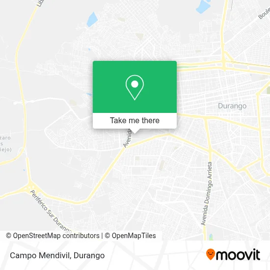 Campo Mendivil map