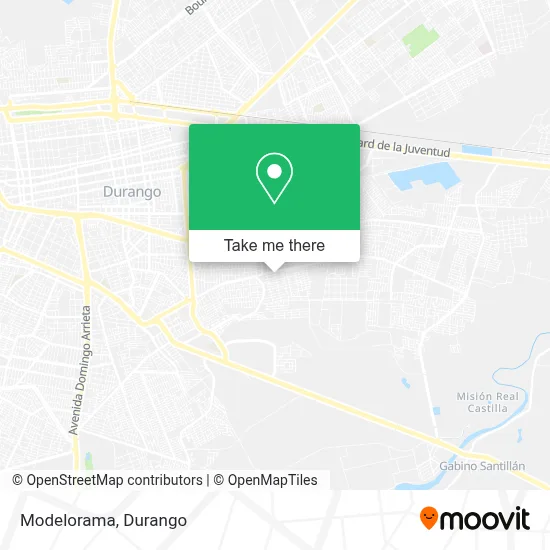 Modelorama map