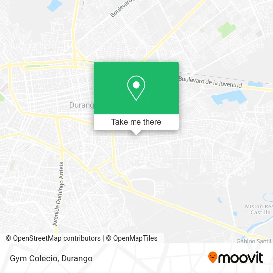 Gym Colecio map
