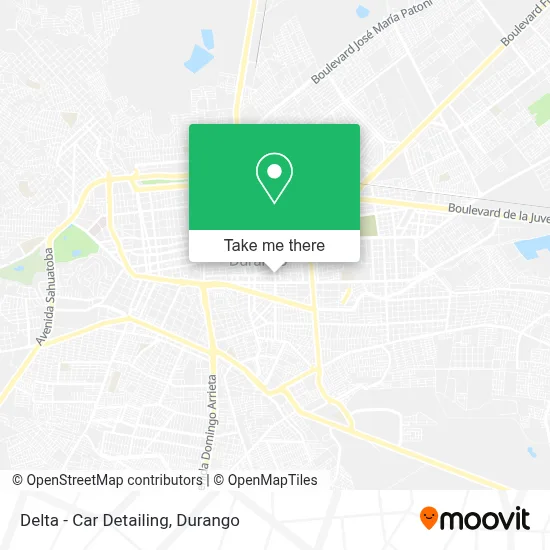 Delta - Car Detailing map