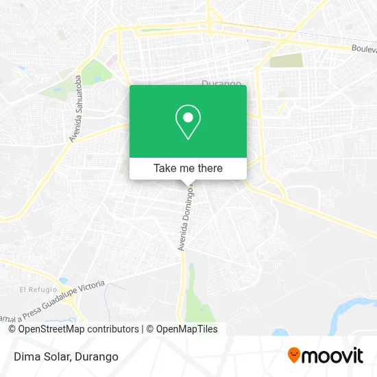 Dima Solar map