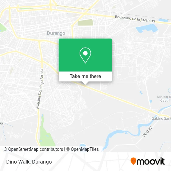 Dino Walk map