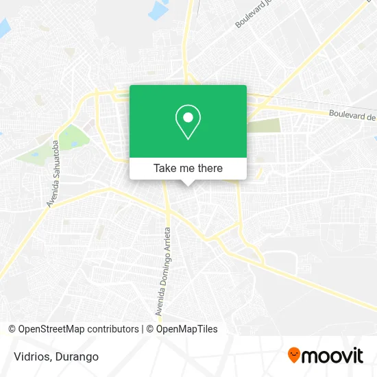 Vidrios map
