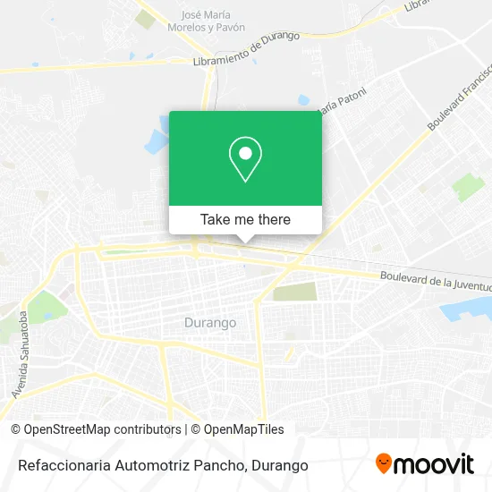 Refaccionaria Automotriz Pancho map