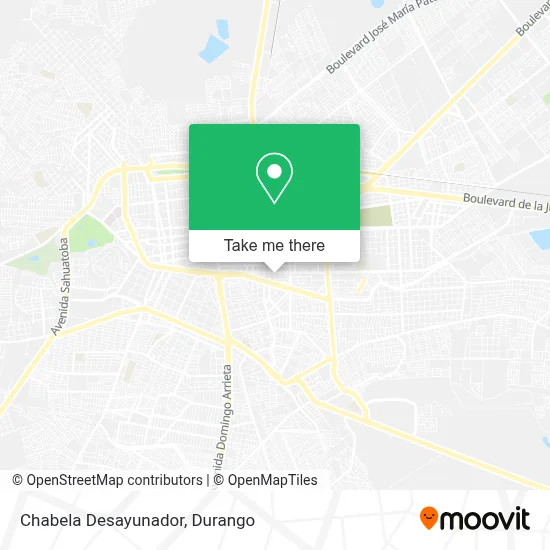 Chabela Desayunador map