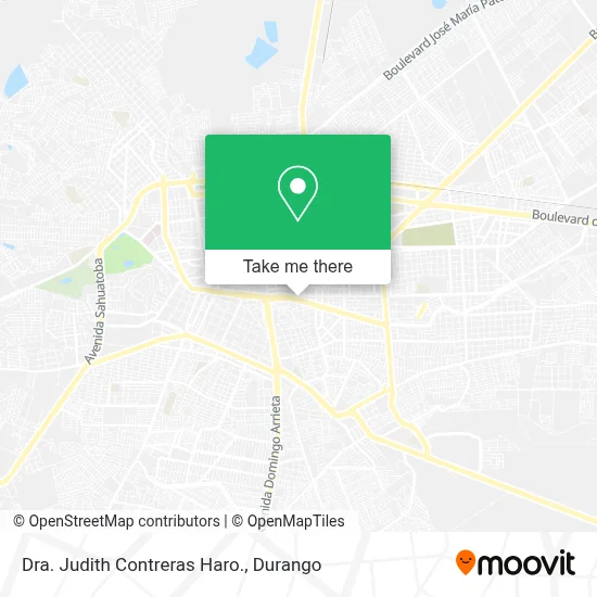Dra. Judith Contreras Haro. map