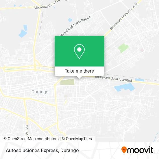 Autosoluciones Express map
