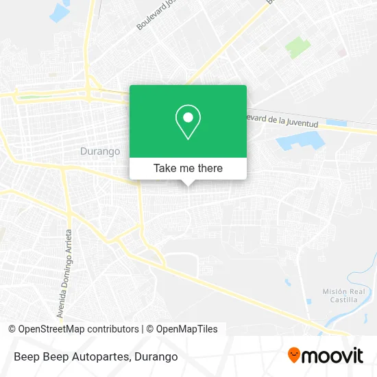 Beep Beep Autopartes map