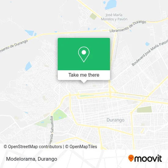 Modelorama map