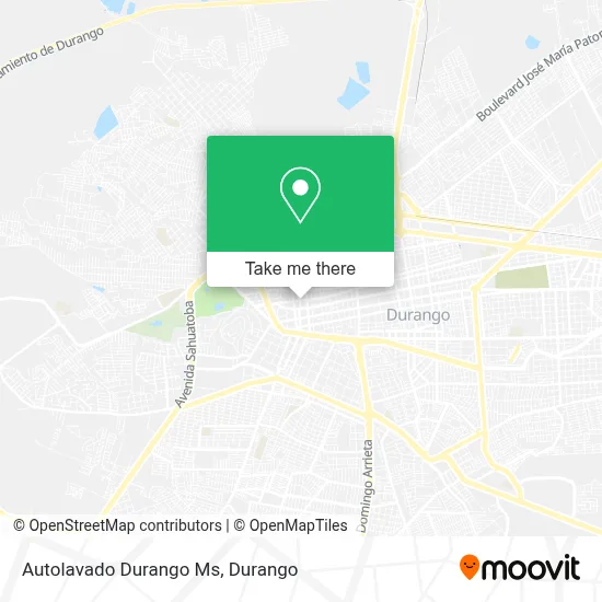 Autolavado Durango  Ms map