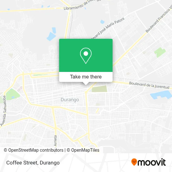 Coffee Street map