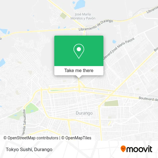 Tokyo Sushi map