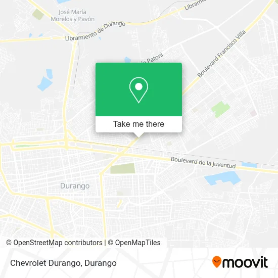 Chevrolet Durango map
