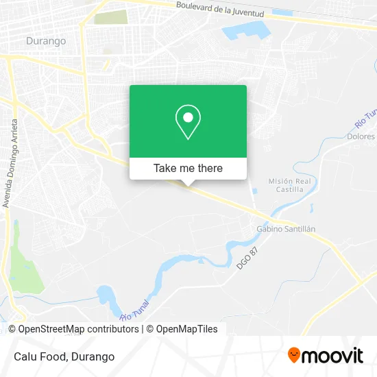 Calu Food map