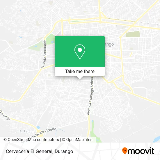 Cervecería El General map