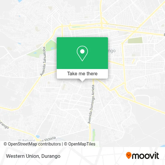 Western Union map