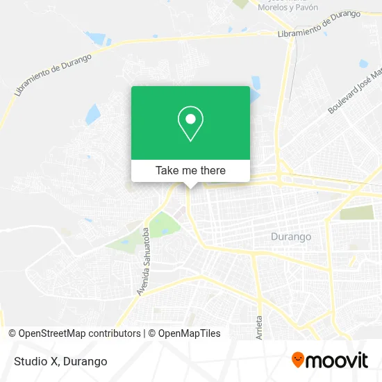 Studio X map