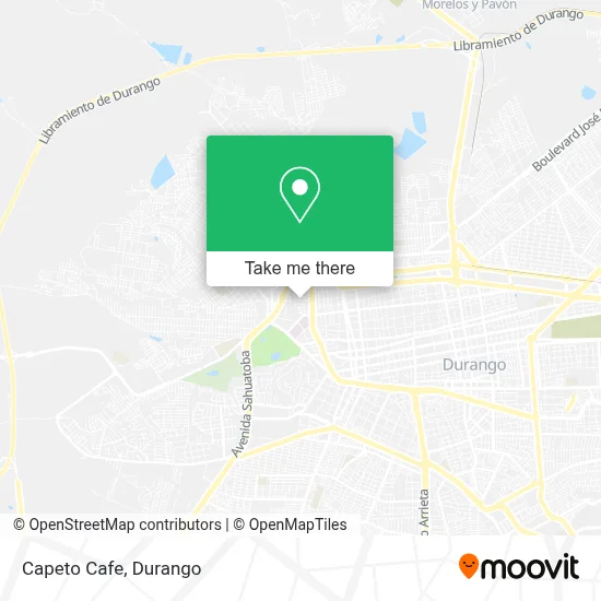 Capeto Cafe map