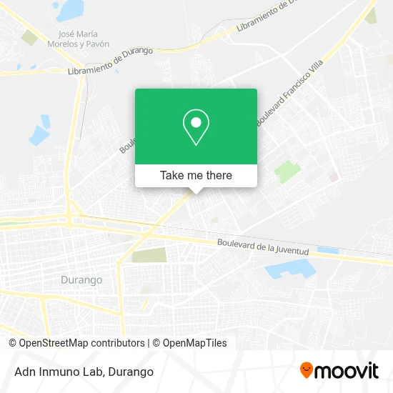 Adn Inmuno Lab map