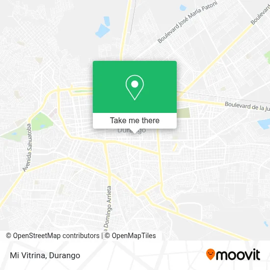 Mi Vitrina map