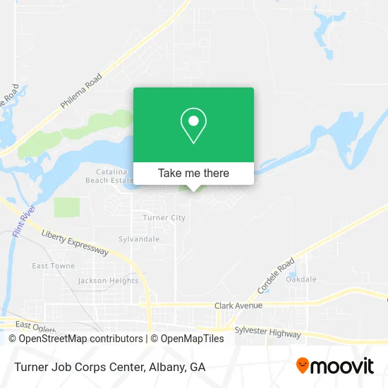 Turner Job Corps Center map
