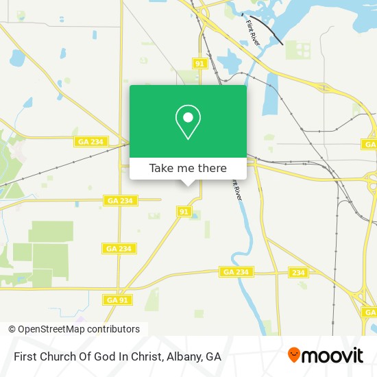 How To Get To First Church Of God In Christ In Albany By Bus