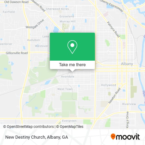 Mapa de New Destiny Church