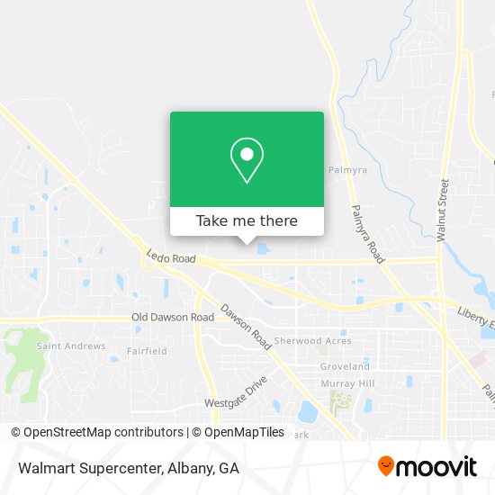 Mapa de Walmart Supercenter