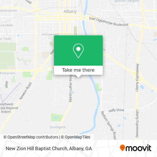 Mapa de New Zion Hill Baptist Church