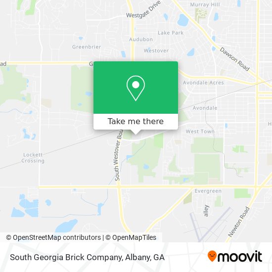 South Georgia Brick Company map