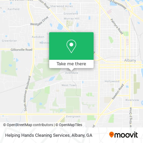 Helping Hands Cleaning Services map