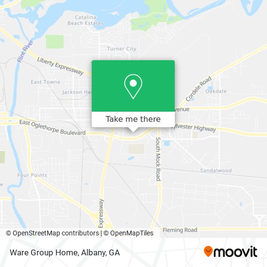 Mapa de Ware Group Home