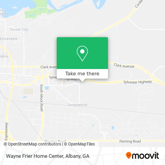 Wayne Frier Home Center map