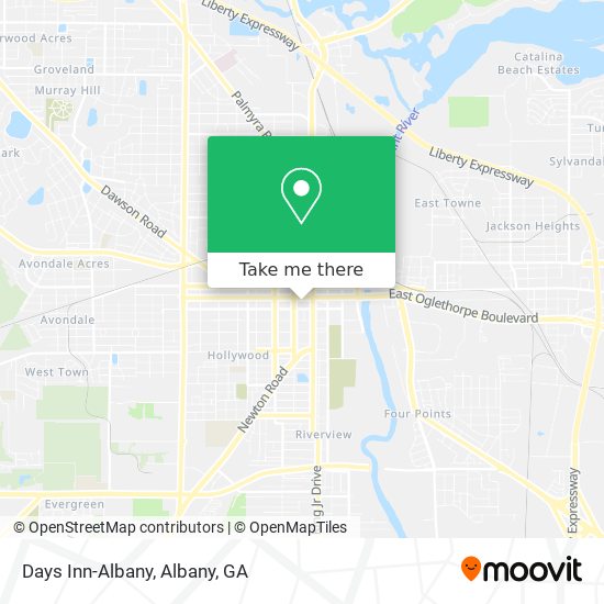 Mapa de Days Inn-Albany