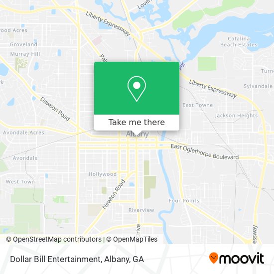Dollar Bill Entertainment map