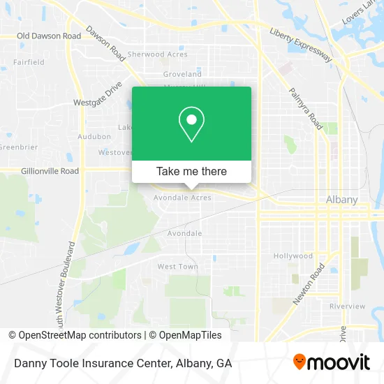 Danny Toole Insurance Center map