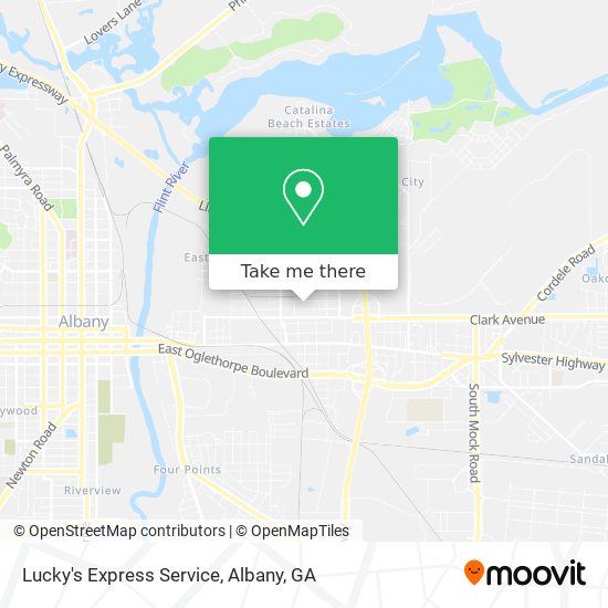 Mapa de Lucky's Express Service