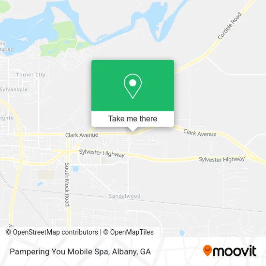 Mapa de Pampering You Mobile Spa