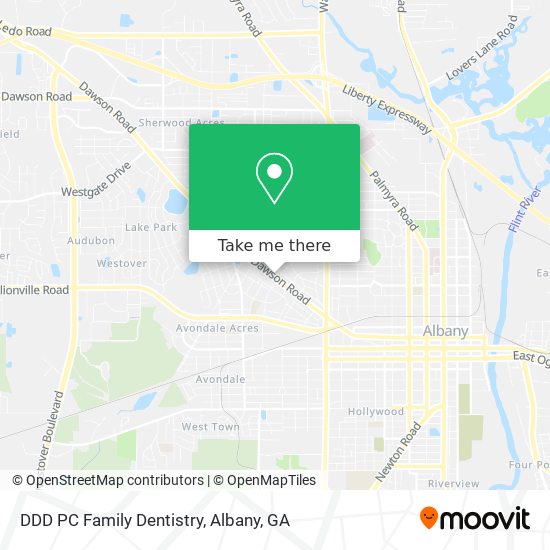 DDD PC Family Dentistry map