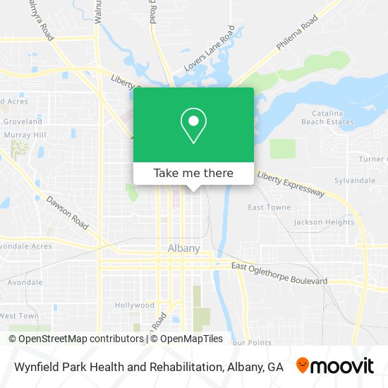Mapa de Wynfield Park Health and Rehabilitation