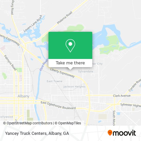 Yancey Truck Centers map