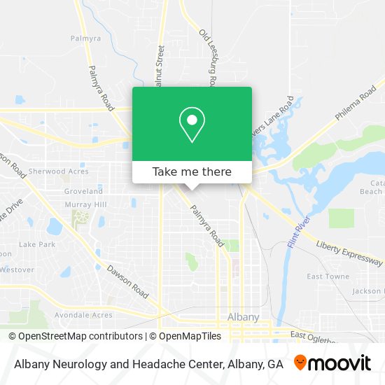 Albany Neurology and Headache Center map