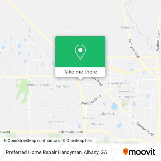 Preferred Home Repair Handyman map