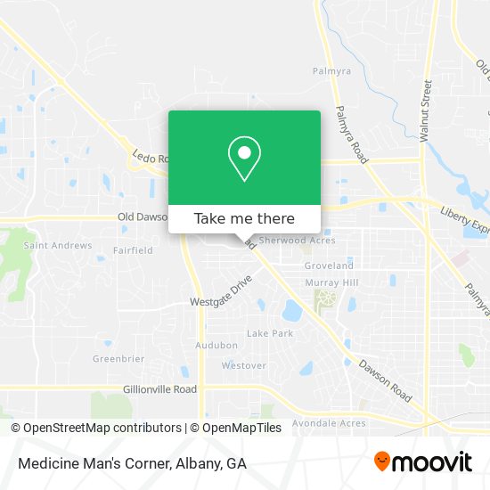 Medicine Man's Corner map