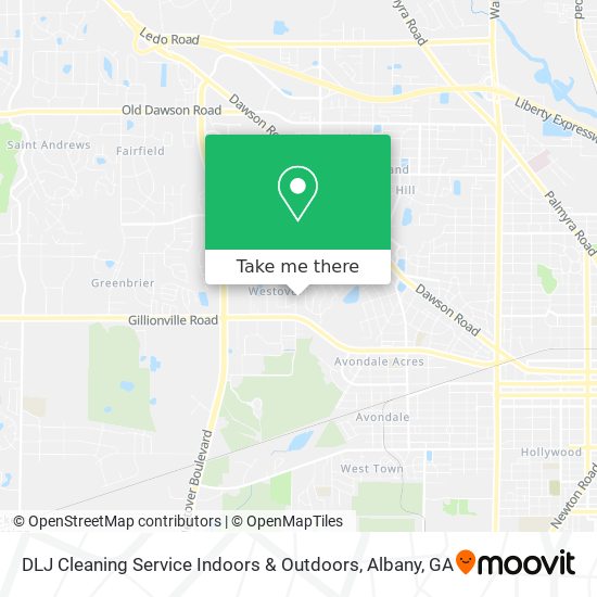 DLJ Cleaning Service Indoors & Outdoors map