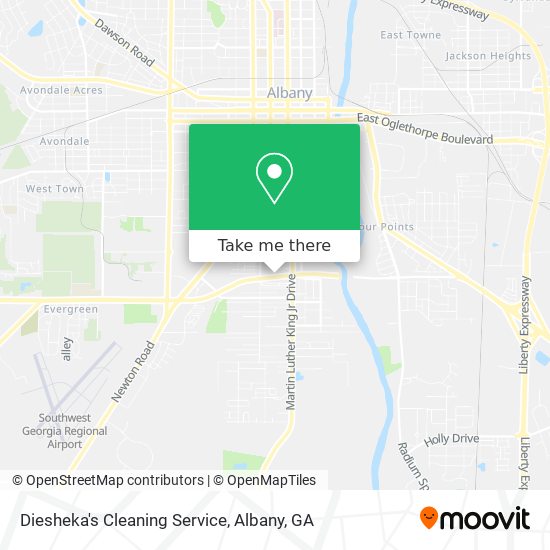 Mapa de Diesheka's Cleaning Service