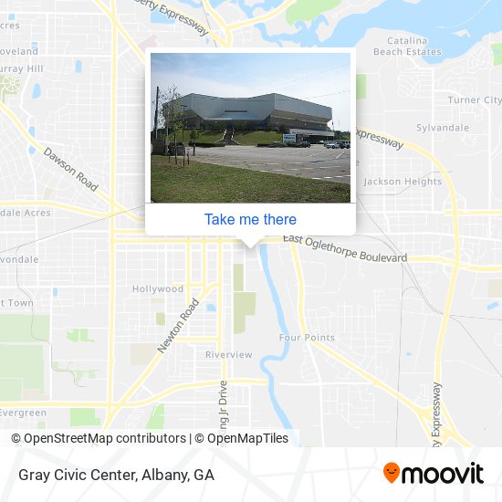Mapa de Gray Civic Center