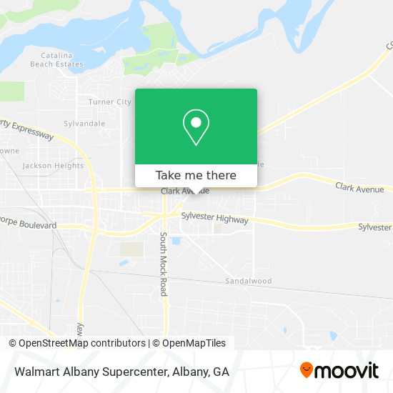 Walmart Albany Supercenter map